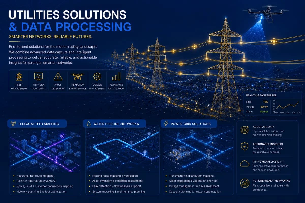 Utilities Solutions — GeoVarix capability overview